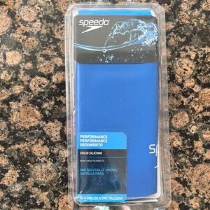 Speedo Performance Solid Silicone Head Swim Cap New in Box